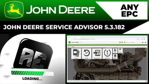 JOHN DEERE SERVICE ADVISOR Diagnostic Dealer Software 5.3.210