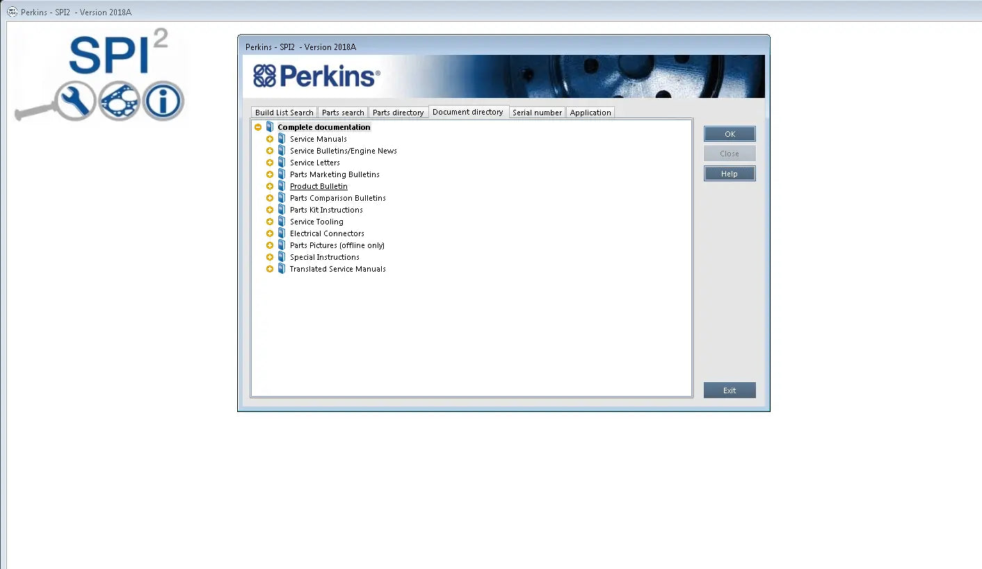 ✅Perkins SPI2 VERSION 2018A Service & Parts CATALOGUE SOFTWARE Information OBD AUTO DIAGNOSTIC OBD2 SOFTWARES