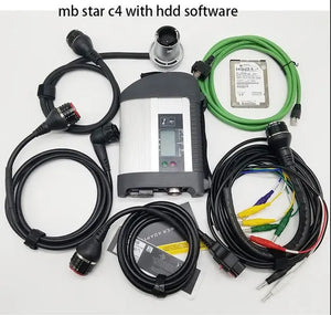 A++Quality MB Star C4 SD Connect with Software 2021 12V SSD i5 Laptop CF19 work for star diagnosis c4 Diagnostic-Tool fully kit