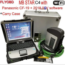 Load image into Gallery viewer, A++Quality MB Star C4 SD Connect with Software 2021 12V SSD i5 Laptop CF19 work for star diagnosis c4 Diagnostic-Tool fully kit