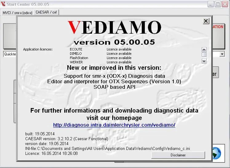 ✔️VEDIAMO 5.05 FULL CODING PROGRAMMING + FLASH SOFTWARE PROGRAM FOR MERCEDES BENZ AUTO DIAGNOSTIC OBD2 SOFTWARES