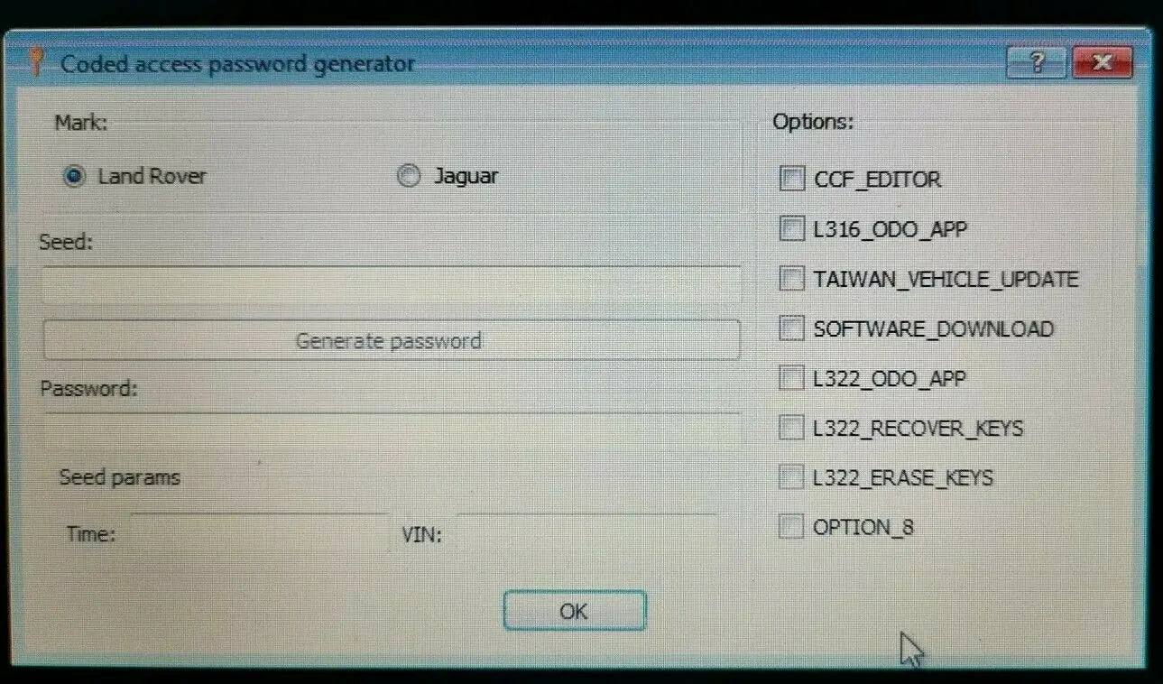 🔓 2022 JLR SDD CCF EDITOR 4.6 + SEED KEY PROGRAM JAGUAR LAND ROVER QUANTUM OBD